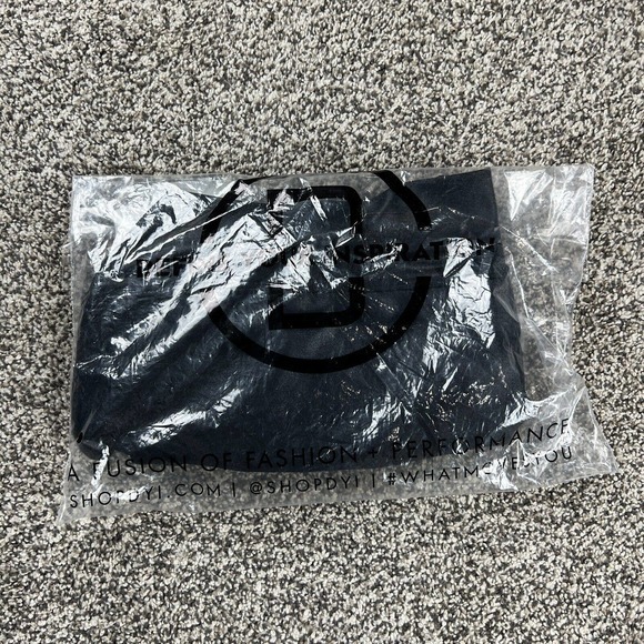 DYI Sports Bra Women’s Size 1X Black Define Your Inspiration‎ Shimmer Stretch - Picture 7 of 7